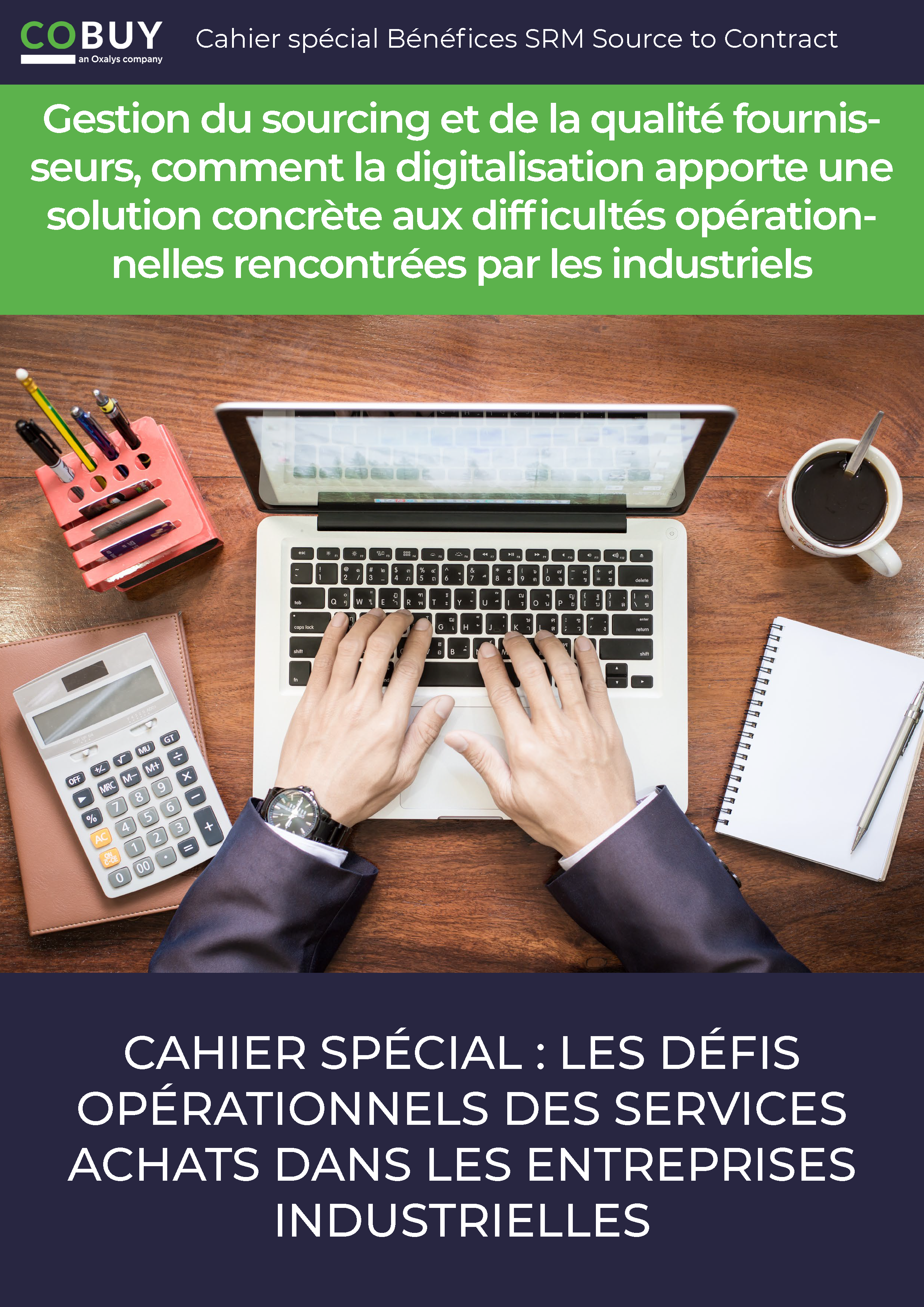 Couverture cahier spécial - Les défis opérationnels des services achats dans les entreprises industrielles